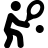 person playing tennis
